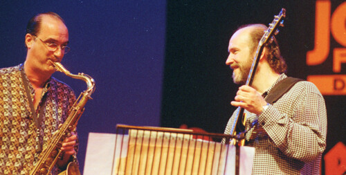 Michael Brecker, John Scofield,, 13 juli 1997 North Sea Jazz Festival (Herbie Hancock "New Standard) Michael Brecker, John Scofield,, 13 juli 1997 North Sea Jazz Festival (Herbie Hancock "New Standard)