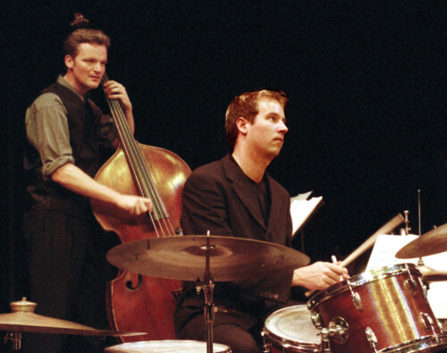 Frans van Geest, Martijn Vink, 15 mei 1999 Breda Jazz Festival (Jazz Orchestra of the Concertgebouw o.l.v. Henk Meutgeert) Frans van Geest, Martijn Vink, 15 mei 1999 Breda Jazz Festival (Jazz Orchestra of the Concertgebouw o.l.v. Henk Meutgeert)